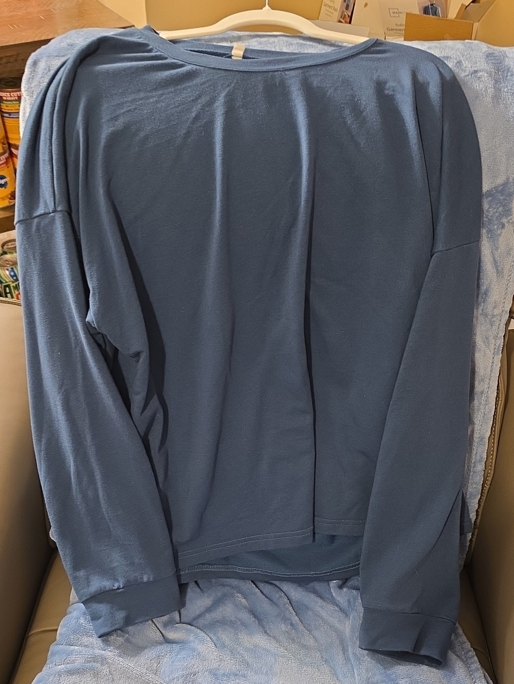 Amazon Women's Blue Crewneck Sweatshirt